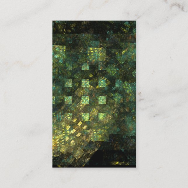Lights in the City Abstract Art Business Card (Front)