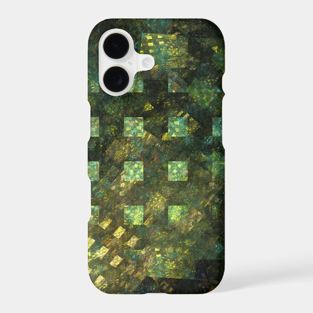Lights in the City Abstract Art iPhone Case (Back)