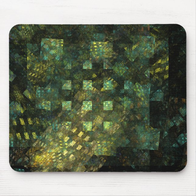 Lights in the City Abstract Art Mousepad (Front)