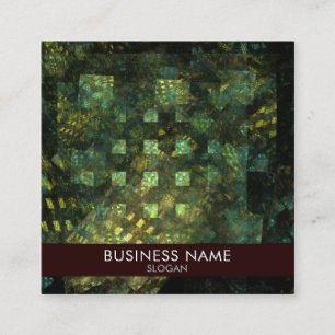 Lights in the City Abstract Art Professional Square Business Card