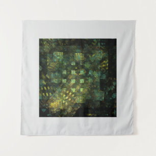Lights in the City Abstract Art Tapestry