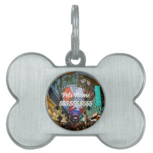 Lights Of Fremont Street Pet ID Tag