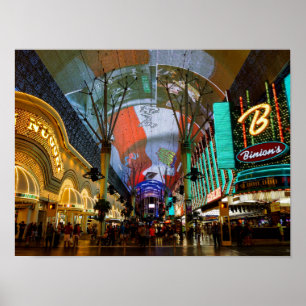 Lights Of Fremont Street Poster