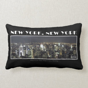 Lights of New York City Pillow