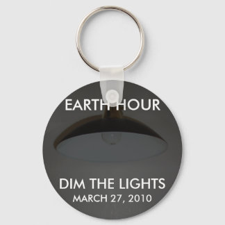 Lights On / Off - Dim the Lights for Earth Hour Key Ring