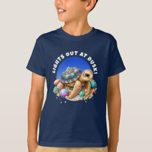 LIGHTS OUT SAVE THE TURTLES  T-Shirt