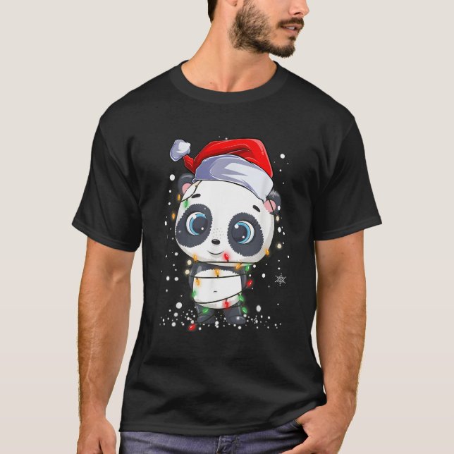 Lights Panda T-Shirt (Front)
