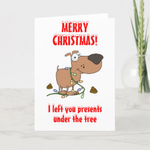 Lights & Poo Holiday Card