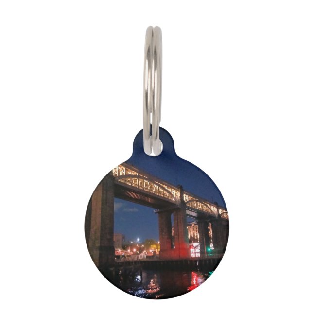 Lights under the bridge pet tag (Front)