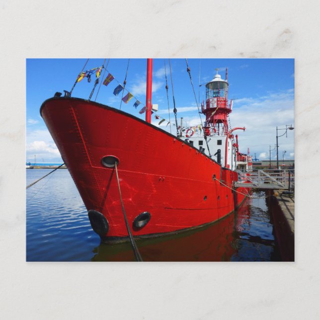 Lightship, Cardiff Bay, Cardiff, Wales Postcard (Front)