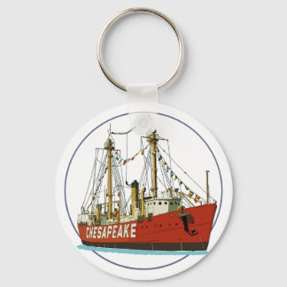 Lightship Chesapeake Key Ring