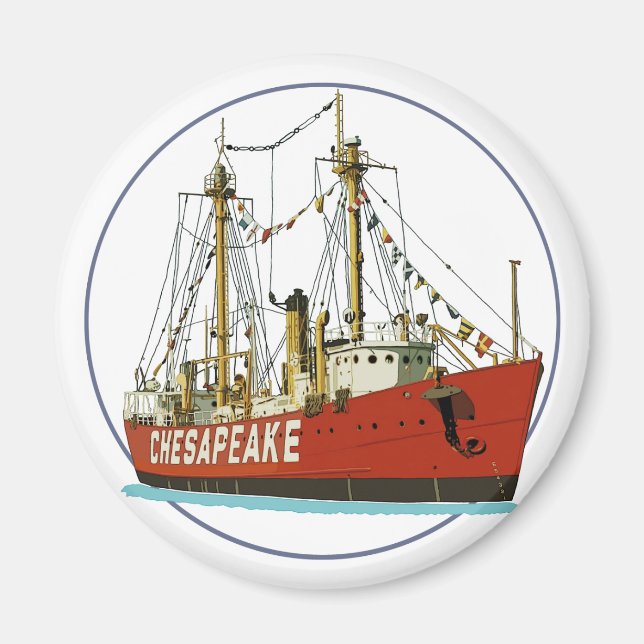 Lightship Chesapeake Magnet (Front)
