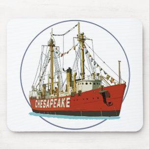 Lightship Chesapeake Mouse Mat