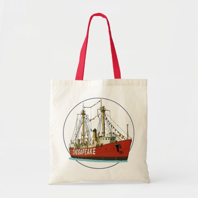 Lightship Chesapeake Tote Bag (Front)