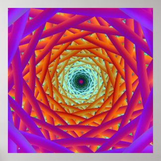 'Lightstrand Interweave' Poster