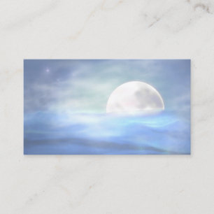 Lightworker Moon Water Spiritual Business Cards