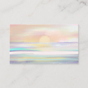 Lightworker Sunset Spiritual Business Cards