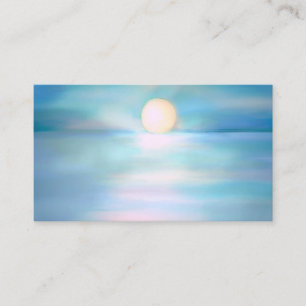 Lightworker Sunset Spiritual Business Cards