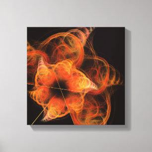 Lightworks Abstract Art Black and White Canvas Print