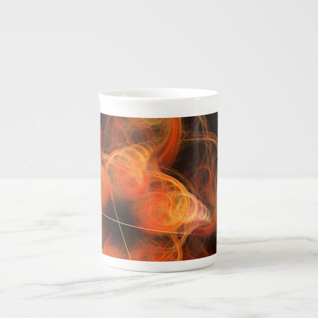 Lightworks Abstract Art Bone China Mug (Front)