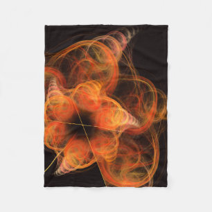 Lightworks Abstract Art Fleece Blanket
