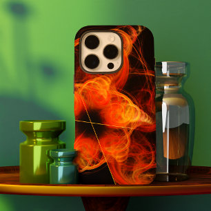 Lightworks Abstract Art Fractal of Fiery Energy iPhone 16 Pro Case