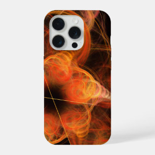 Lightworks Abstract Art Fractal of Fiery Energy iPhone 15 Pro Case