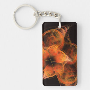 Lightworks Abstract Art Key Ring