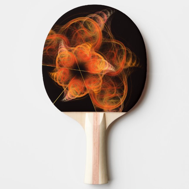 Lightworks Abstract Art Ping Pong Paddle (Front)