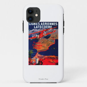 Lignes Aeriennes Latecoere Vintage Poster iPhone 11 Case
