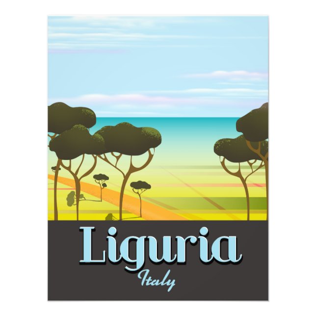 Liguria Italytravel poster (Front)