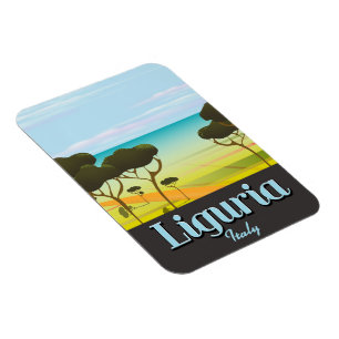 Liguria Italytravel poster Magnet