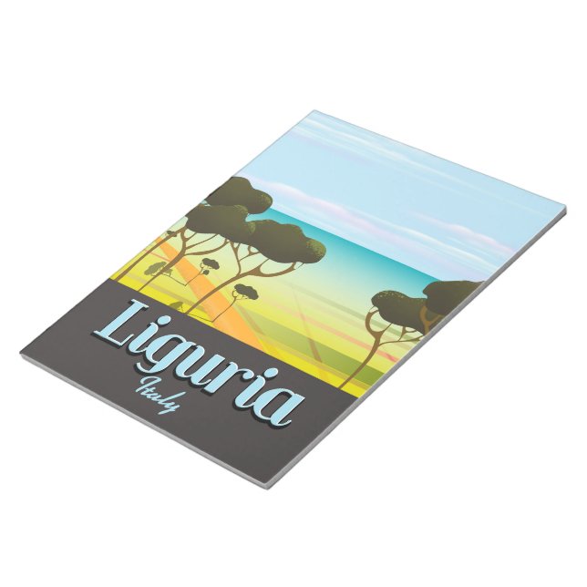 Liguria Italytravel poster Notepad (Angled)