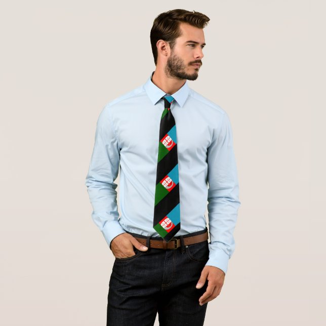 Liguria striped flag tie (In Situ)