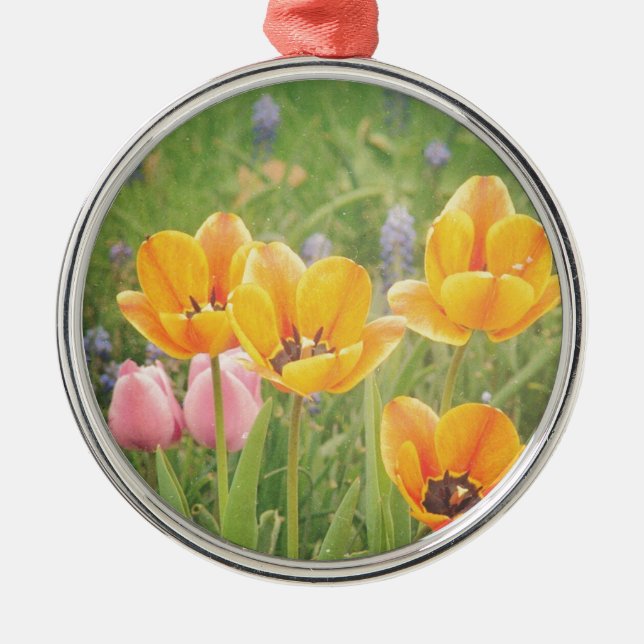 Like a beautiful still life painting metal tree decoration (Front)