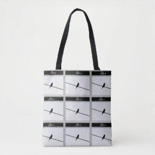 Like a Bird on A Wire - Leonard Cohen Tote Bag