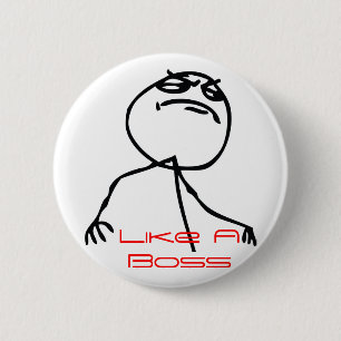 Like a Boss 6 Cm Round Badge