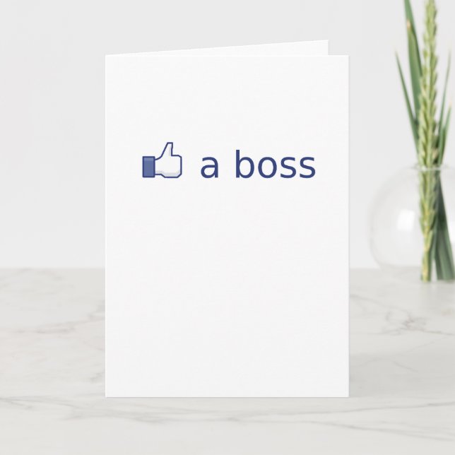Like a Boss Card (Front)