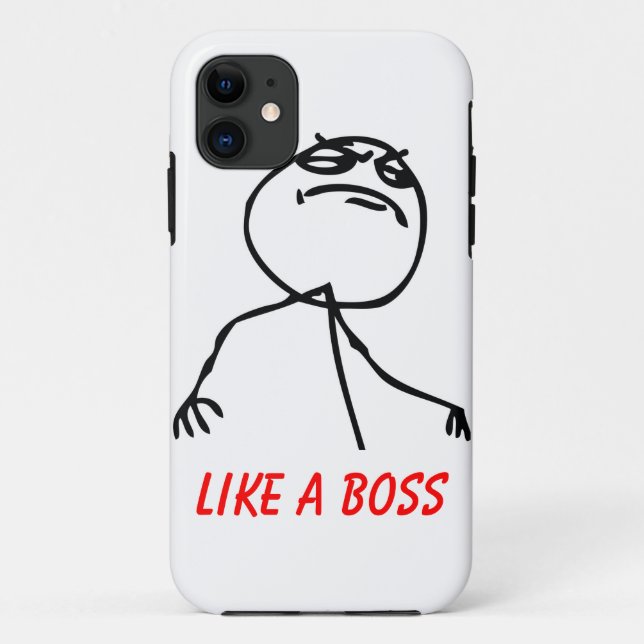 Like a Boss Case-Mate iPhone Case (Back)