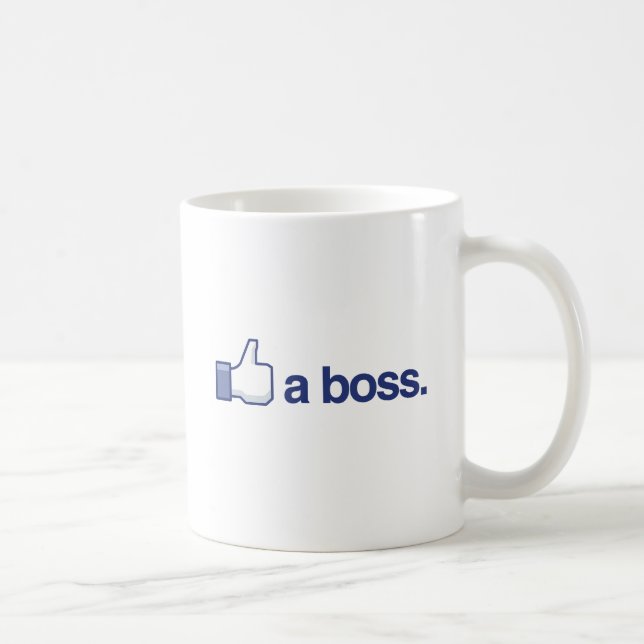 LIKE A BOSS COFFEE MUG (Right)