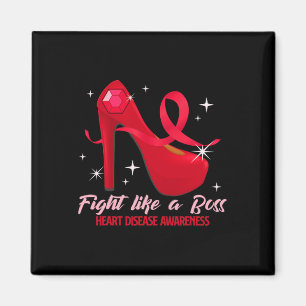 Like A Boss Heart Health Heart Disease Awareness Magnet