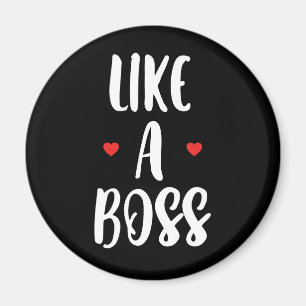 Like A Boss Hearts Magnet