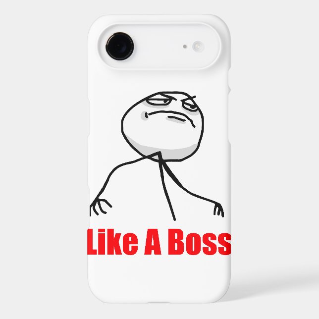 Like a boss iPhone 4 Meme case (Back)