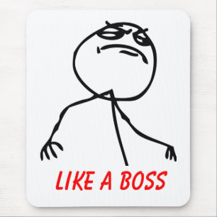 Like a Boss Mouse Mat