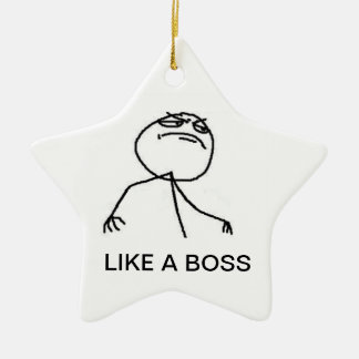 LIKE A BOSS NECK LACE CERAMIC TREE DECORATION