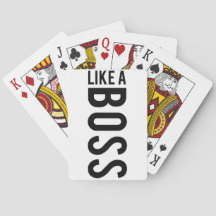 LIKE a BOSS Playing Cards