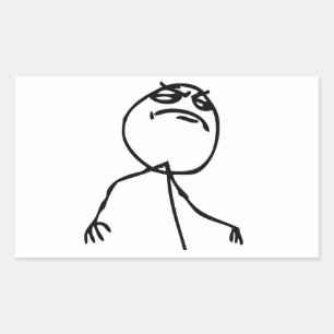 Like a Boss Rectangular Sticker