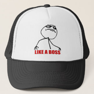 Like a boss trucker hat