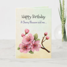 Like a Cherry Blossom Your Birthday Personalities