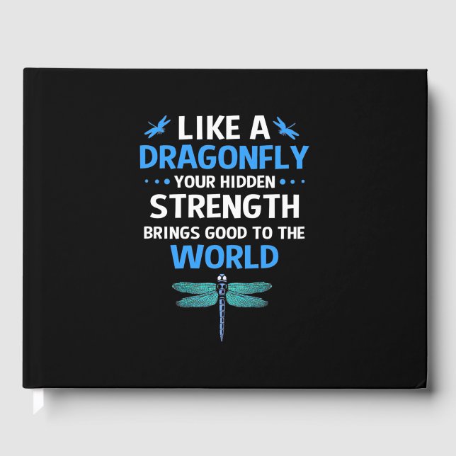 Like A Dragonfly Guest Book (Front)